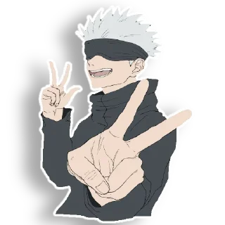 ✌️ emoji Магическая битва Telegram sticker 16 of 120