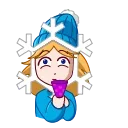 🥳 emoji Snowflake Telegram sticker 10 of 27