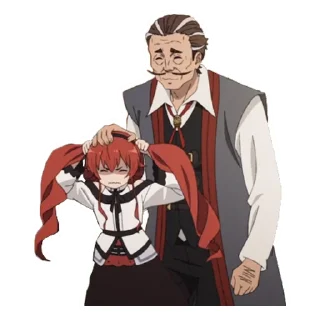🥰 emoji Eris Greyrat      || @three_hundred_bucksss Telegram sticker 19 of 42
