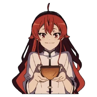🥰 emoji Eris Greyrat      || @three_hundred_bucksss Telegram sticker 9 of 42
