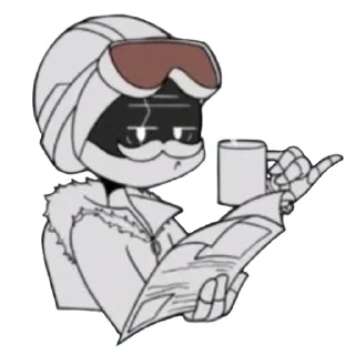 📰 emoji MURDER DRONES Telegram sticker 24 of 45