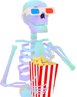 💀 emoji Skelly By John Karel [@dont8annadi] Telegram sticker 8 of 119