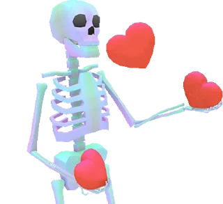 💀 emoji Skelly By John Karel [@dont8annadi] Telegram sticker 20 of 119