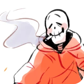 🚬 emoji UnderSwap Papyrus Telegram sticker 10 of 35