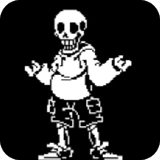 😤 emoji UnderSwap Papyrus Telegram sticker 20 of 35