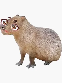 🌟 emoji Капибары модели 💄😍💋 Telegram sticker 14 of 22