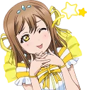 😉 emoji Love Live! Sunshine!! :: @line_stickers Telegram sticker 17 of 80