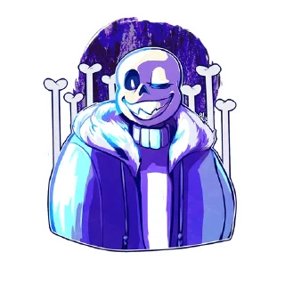 🥴 emoji Андертейл Telegram sticker 10 of 11