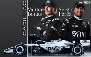 🌟 emoji Cadillac Formula 1 Team Banner Telegram sticker 11 of 16