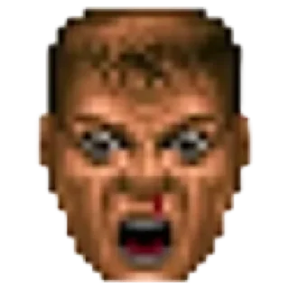 🥺 emoji DOOM Telegram sticker 23 of 52