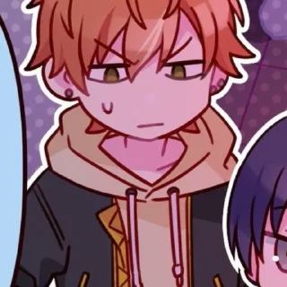 😐 emoji akito shinonome by @sagirikoto Telegram sticker 14 of 45