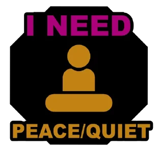 🤫 emoji Mental Health Status Telegram sticker 20 of 97