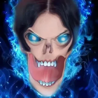 😙 emoji чвк череп Telegram sticker 5 of 8