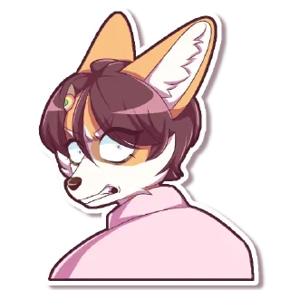 😡 emoji Vanilla Corgi Telegram sticker 15 of 27