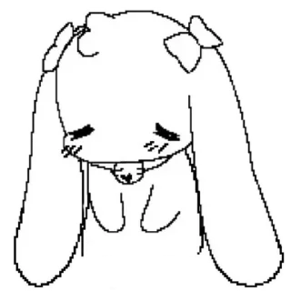 🐰 emoji умер чел Telegram sticker 14 of 58