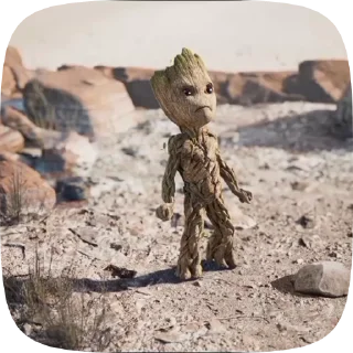 🤍 emoji i am groot Telegram sticker 12 of 50
