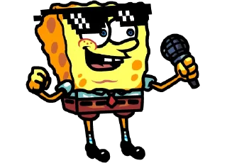🌟 emoji Cringe spong fnf Telegram sticker 7 of 50