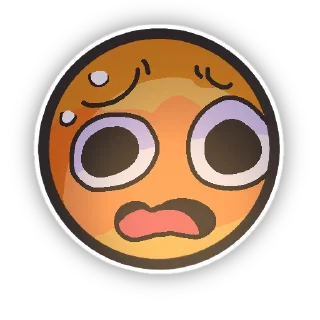 😰 emoji Cursed Telegram sticker 18 of 24
