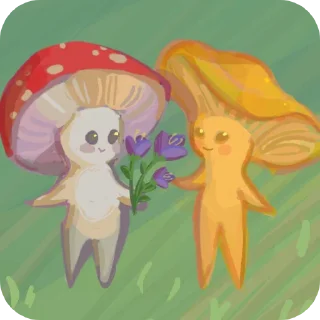 🍄 emoji грибочке @miaowmere Telegram sticker 5 of 18