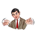 🤪 emoji Mr. Bean Telegram sticker 15 of 25