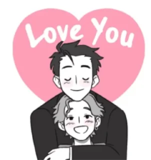 🫂 emoji same-sex couples💕🏳️‍🌈 Telegram sticker 24 of 24