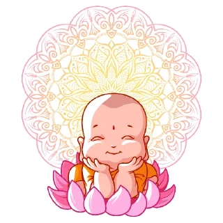 🙂 emoji Amazing Buddhizm Telegram sticker 11 of 32