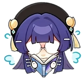 😨 emoji Chibies3 | @honkaistarmedia Telegram sticker 14 of 38