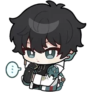🤨 emoji Chibi | @honkaistarmedia Telegram sticker 24 of 64