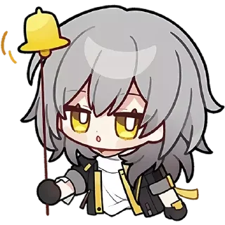 😯 emoji Chibi | @honkaistarmedia Telegram sticker 20 of 64