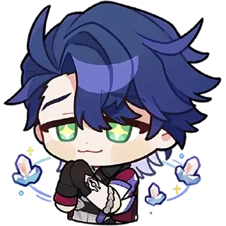 😁 emoji Chibi | @honkaistarmedia Telegram sticker 18 of 64
