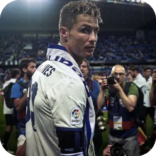 📦 emoji Роналдо⚽️❤️🫦👅 Telegram sticker 5 of 23