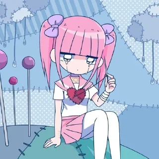 💊 emoji Menhera chan @kiwiys Telegram sticker 8 of 100