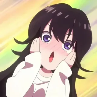 😱 emoji Причина полюбить её @anime_stickerr Telegram sticker 16 of 20