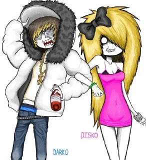 🌟 emoji Emo Core/Scene  Part 2 Telegram sticker 5 of 120