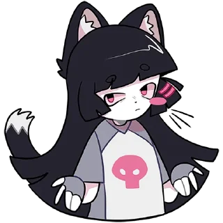 🤷‍♀️ emoji Зизи без надписей @stickers_vk Telegram sticker 13 of 48