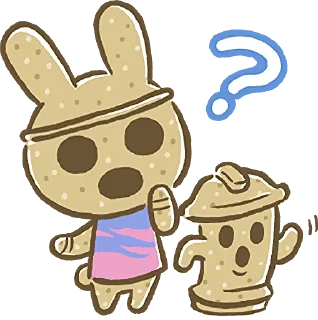 ❓ emoji Animal Crossing 15th Anniversary Sticker :: @line_stickers Telegram sticker 6 of 40