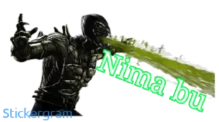 🤮 emoji mortal kombat Telegram sticker 22 of 26