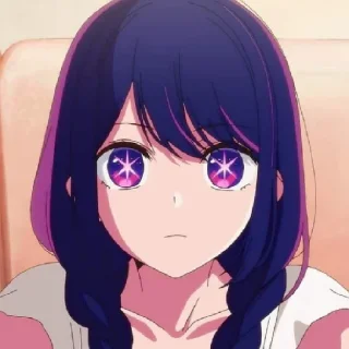 😐 emoji ✌️Хошино Аи.⭐ Telegram sticker 10 of 52