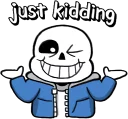 😉 emoji Undertale ENG :: @line_stickers Telegram sticker 10 of 40