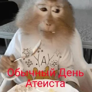 😄 emoji Атеисты сосут мой хуй Telegram sticker 11 of 12