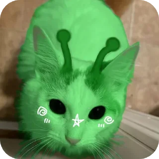 🐱 emoji Ein Außerirdischer im Geiste Telegram sticker 8 of 55