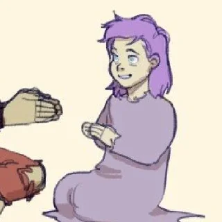 👻 emoji Меган Салли Фейс Telegram sticker 9 of 23