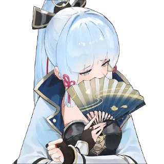 ☺️ emoji ayaka waifu Telegram sticker 14 of 14