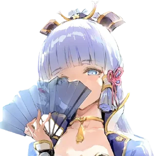 😒 emoji ayaka waifu Telegram sticker 13 of 14