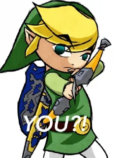 🤨 emoji Link wind waker Telegram sticker 16 of 24