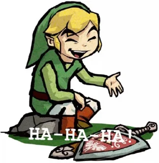 😂 emoji Link wind waker Telegram sticker 14 of 24