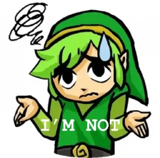 🤷‍♂️ emoji Link wind waker Telegram sticker 13 of 24