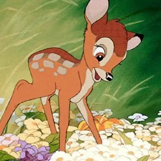 🌟 emoji Bambi Telegram sticker 17 of 44