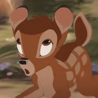 🌟 emoji Bambi Telegram sticker 15 of 44