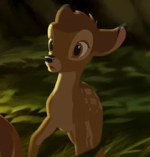 🌟 emoji Bambi Telegram sticker 8 of 44